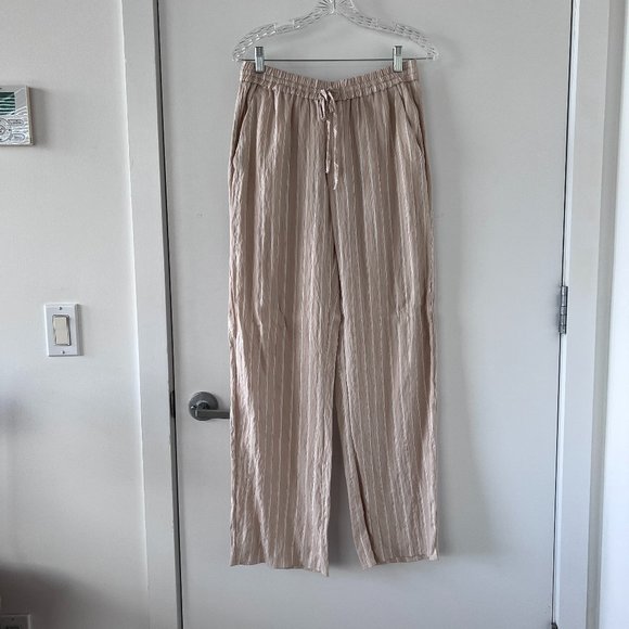 Zara Striped Textured Weave Pants - Picture 6 of 12